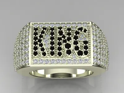 Band Ring 3D print model