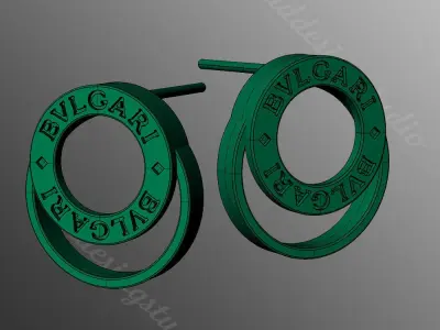 Earrings od89 3D print model