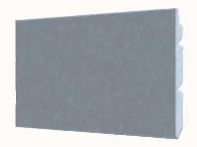 Dense Shale Stone Wall Asset 3D model