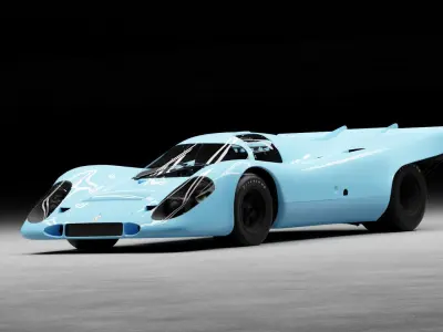 Porsche 917K 3D model