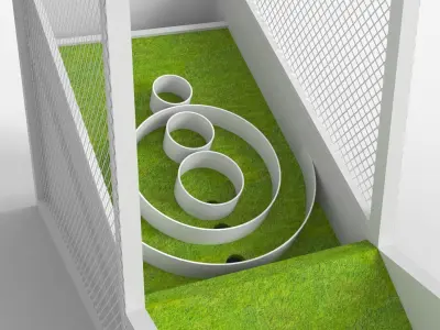 Golf Skeeball 3D model