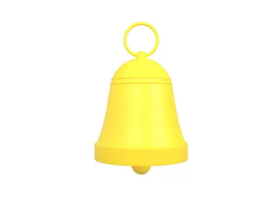 Bell v2 002 Low-poly 3D model