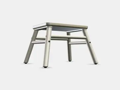 VILTO Step stool Low-poly 3D model