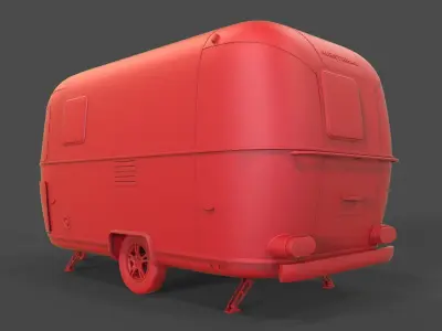 Airstream Bambi 3D print model