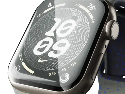 Apple Watch Series 9 Nike Sport Band Cargo Khaki 3D model