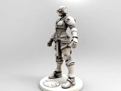 steampunk robotic 7 3D print model