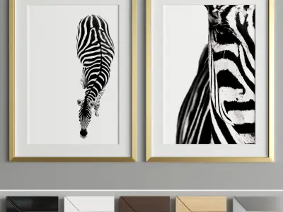 Art Frame A23 Low-poly 3D model