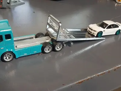 1 64 Art By Scale Team Transporter Hotwheels size 3D print model