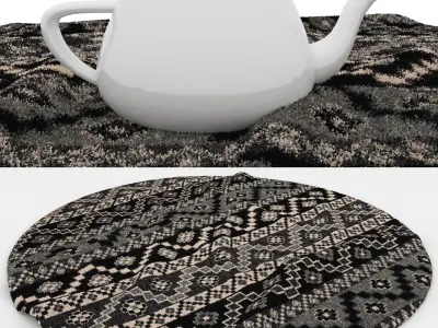 Rugs No 36 Low-poly 3D model