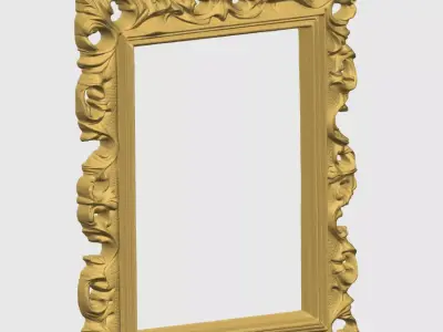 Decorative Picture Frame 02  Modern Design for 3D Printing 3D print model