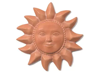 Terracotta Sunface 3D model
