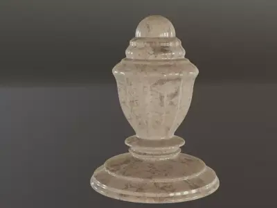 Planter finial 3D print model