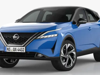 Nissan Qashqai 2022 3D model