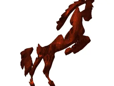 Beautiful Horse Wall Decor The Art of Horse Decor 3D model