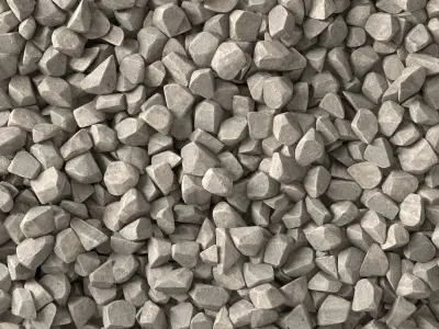 Gravel small crumb decor n1 3D model