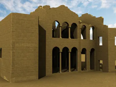 Alahan Monastery 3D model