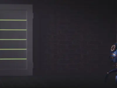 Four - legged Robot Free 3D model