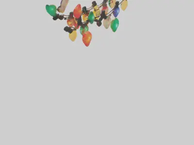 Holiday Lights model Low-poly 3D model