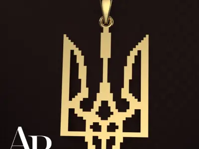 Ukrainian Trident 3D print model