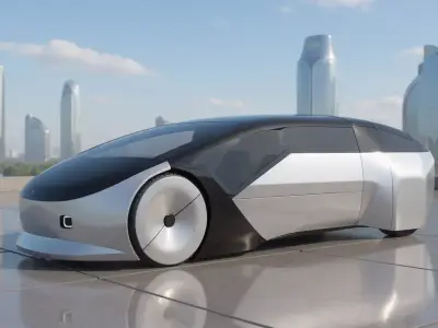 Next-Gen Electric City Transport 3D model