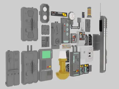 Star Wars Panel Pack 04 3D model