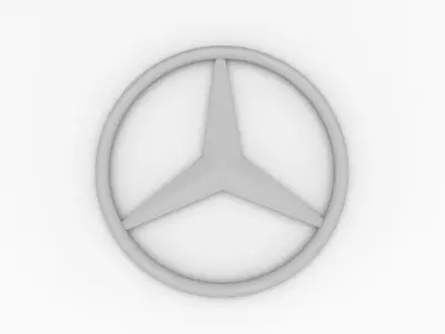 Mercedes Benz Logo 3D model