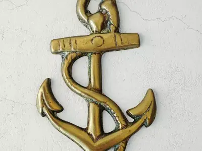 Brass Anchor 3D model