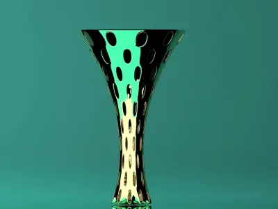 Golden Vase 3D model purchase