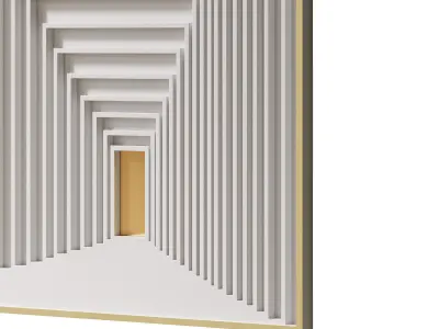 3D Wall Art 001 3D model