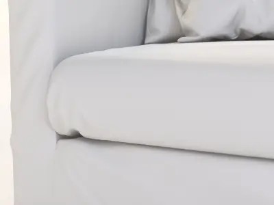 Le Grand Air Sofa White 3D model