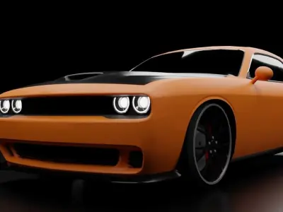 Dodge challenger  3D model