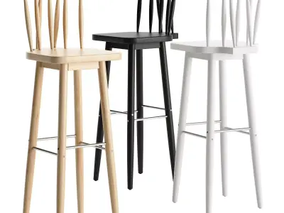 Branca RB Bar Stool 3D model