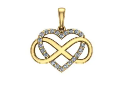 Hearth Infinity  pendant 3D print model