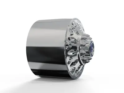 FRONT forgiato Grano- DURO DUALLY WHEEL 3D print model