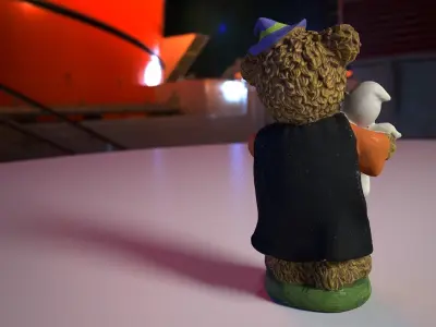 0002-06 Costume Bear Low-poly 3D model