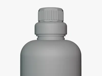 Basic Detergent Bottle - Geometry Only No Textures No Materials 3D model