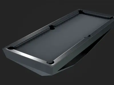 Billiard Table Low-poly 3D model