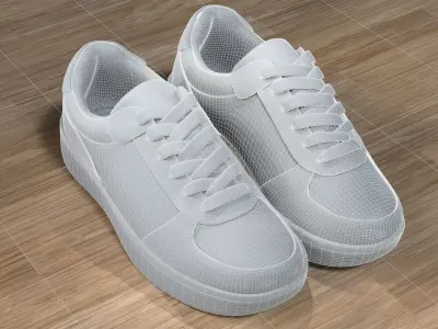 Generic Shoe Model 2 Low-poly 3D model