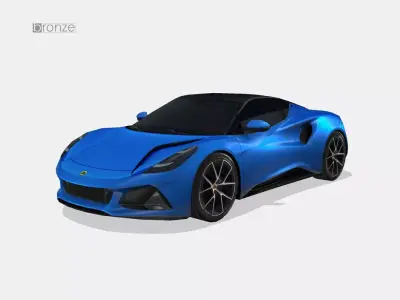 Lotus Emira 2023 Low-poly 3D model