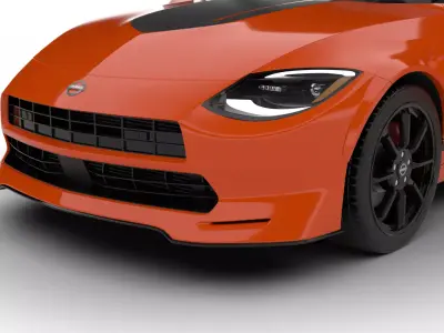 Nissan Z Heritage Edition 2024 HQ 3d model 3D model