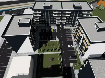 RESIDENTIAL BUILDINGS 3D model get