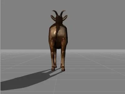 Goat v1 Low-poly 3D model