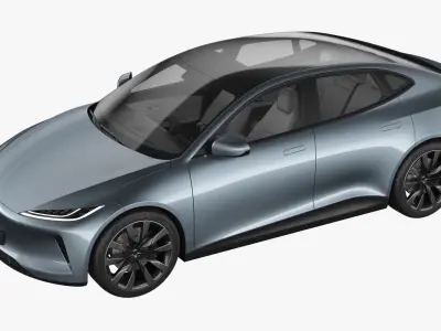 Generic Electric Car 2 3D model