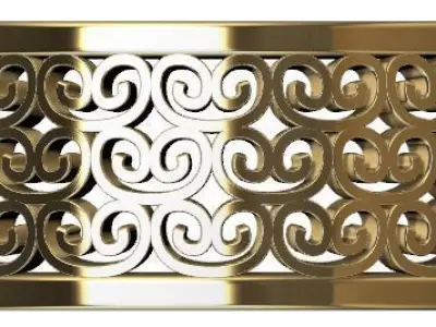Patterned Ring 3D model Texture 3D print model 3