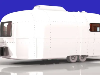 US Caravan 70s  3D model