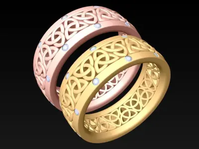 Wedding Rings - N182333 3D print model