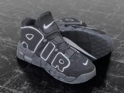 Nike Air More Uptempo SU23 3D SHOES Low-poly 3D model