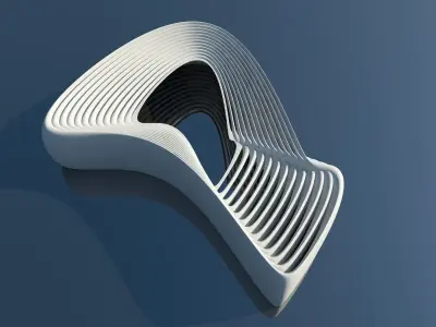 Architectural shape 3D model