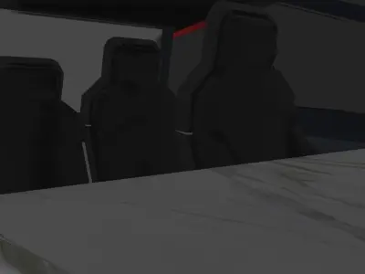 TESLA CAYBETRUCK Low-poly 3D model