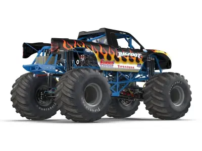 Monster Truck Bigfoot 3D model